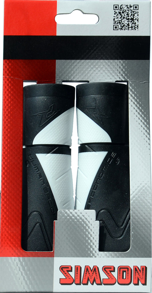 Simson 020456 handvatten Ergonomics zwart/wit op kaart