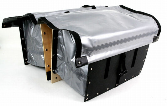 Basil 17271 Newspaper bag dubbele fietstas 84L. wit