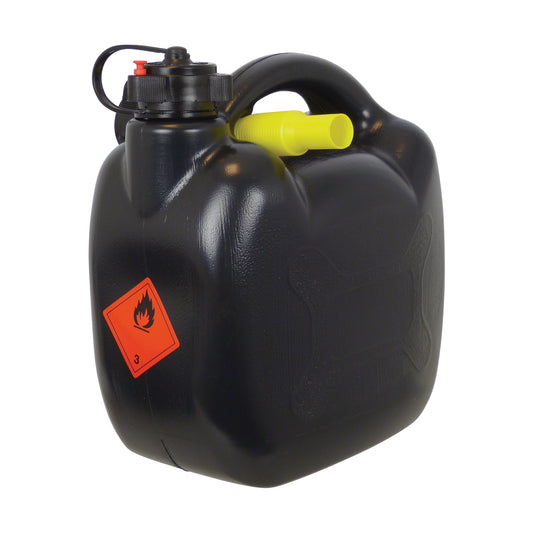 Jerrycan 5 ltr. zwart TUV/BAM Gekeurd 11670/3H1 - A2585