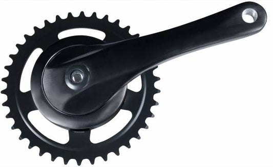 MP Rock crankstel 38T. alu met disc 170 mm. zwart