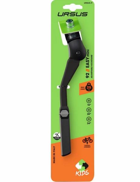 Ursus Easy mini standaard verstelbaar zwart 16/20/24"