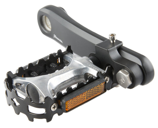 Mirage crankverkorter aluminium T6 met RVS bouten zwart