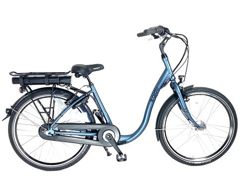 ALDO E-Bike lage instap 26" - 42 cm. 7GVL - 9,0 Ah / 324Wh Led display 20 km/h mystery blue mat (tijdelijk met 8GVL)
