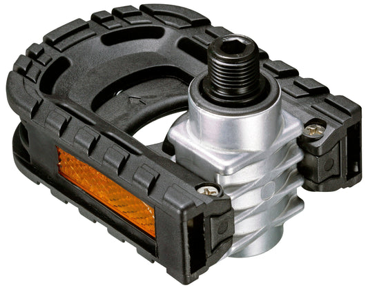 Union pedaal SP-151 vouw alu. huis PP zwart 9/16 kogellager