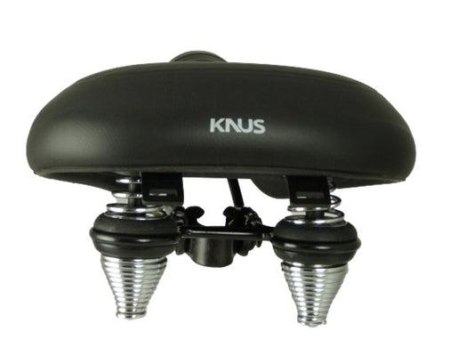 Knus zadel Supreme Wave zwart NB755