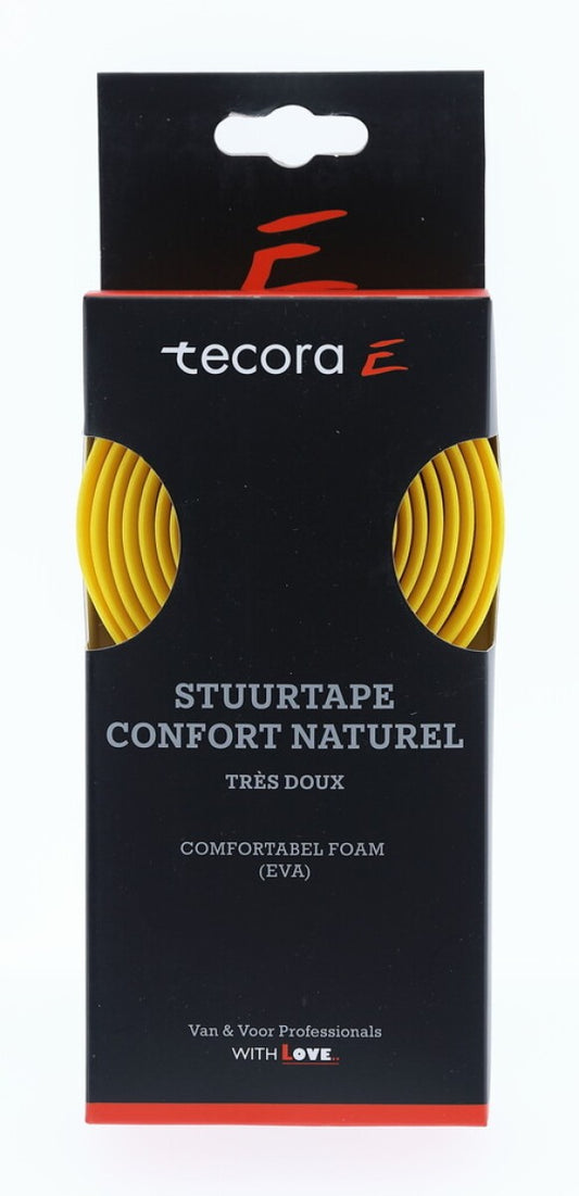 Tecora E stuurlint Confort Naturel ø2,5x30 mm. 1.8 mtr. geel