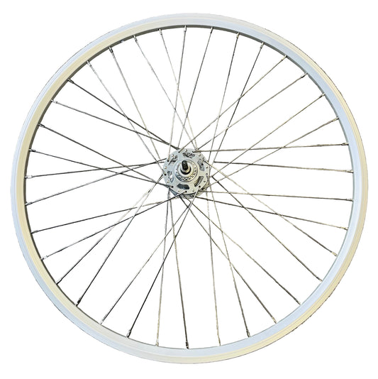 Achterwiel 28" - 622 Dynamic alu zilver RVS spaken Nexus 3 RB