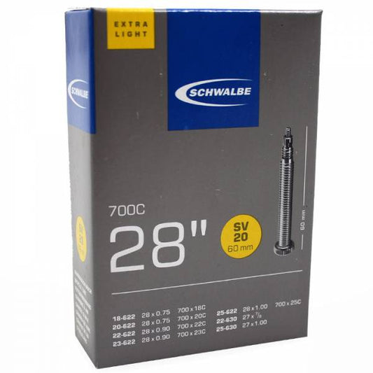 Schwalbe Bib. SV 20 - 60 mm. extra light / 18/23-622/630 / 700x18/23C - 10426363