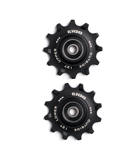 Elvedes CP2017101 derailleurwieltjes SRAM narrow/wide 2x12T