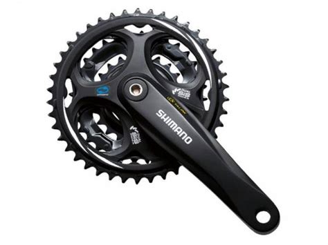 Shimano EFCM311C222XL crankstel Altus 7/8 spd. 170/42x32x22 zwart (587502) (- 4.5 mm diep)