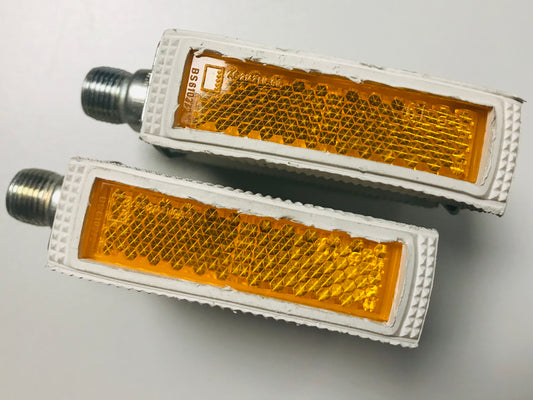 Union pedaal 605K klassiek PVC wit kogellager *