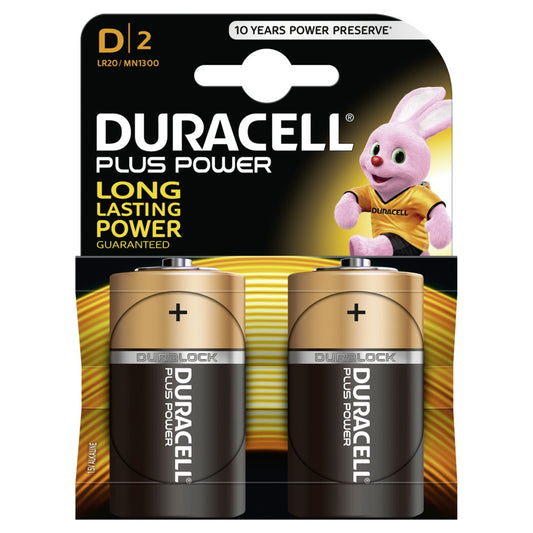 Batterij Duracell Plus Power LR20 MN1300 (2)