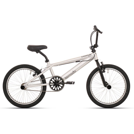 Freestyle BMX Luxe brushed aluminium