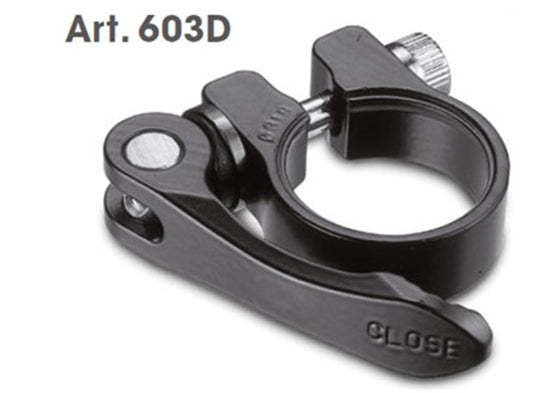 Ursus zadelbuisklem aluminium QR zwart 31.8 - 603D32V01-A01