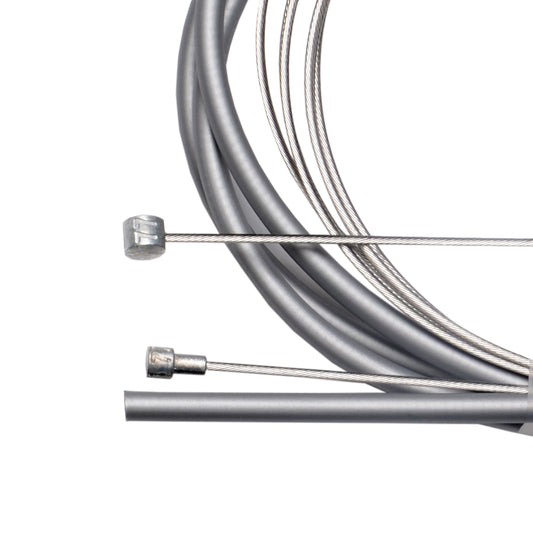 Simson 020223 trommelremkabelset voor/achter universeel met inbussleutel zilver RVS