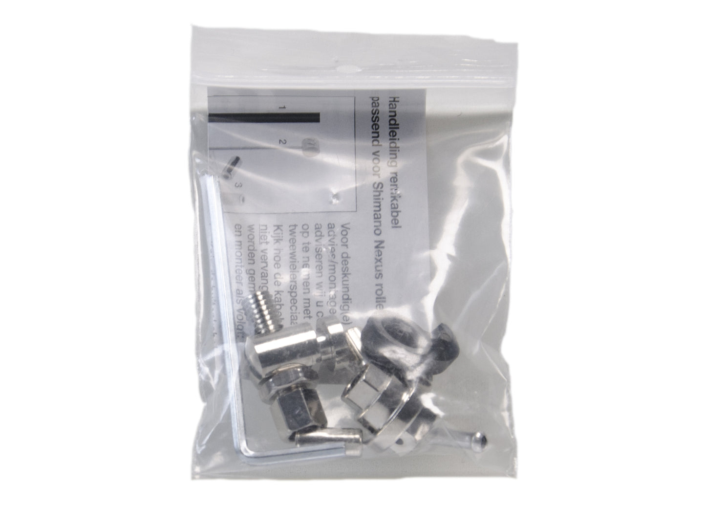 Simson 020231 remkabelset RVS Shimano rollerbrake met klembout BR-IM 45/55/80/81/85 zwart