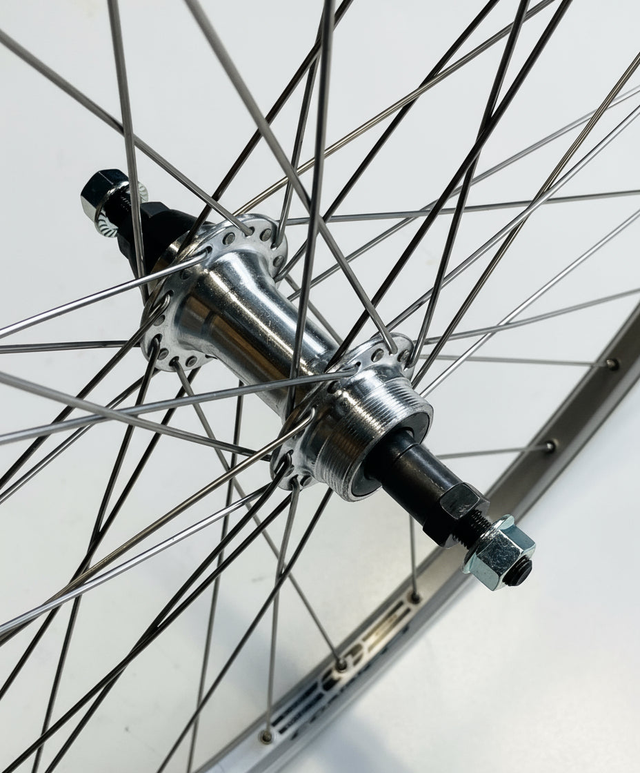 Achterwiel 28" - 622x19 4D Connect alu. zilver FM31 freewheel vast