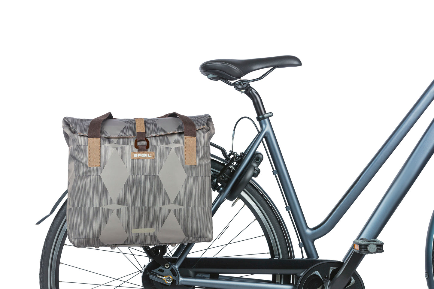 Basil 18390 Elegance fietsshopper 20-26L chateau taupe