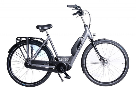 ALDO E-Bike bedrijfsfiets 28-55cm. Nexus 7RB mat grijs-Shimano Steps E5000 40NM - 504Wh