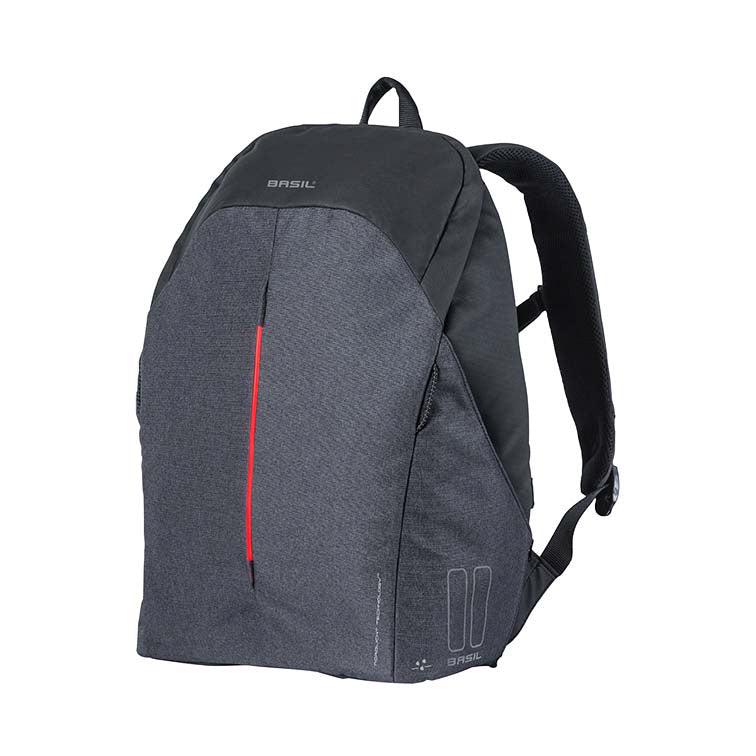 Basil 17775 B-Safe Commuter fietsrugzak Nordlight 18L graphite zwart