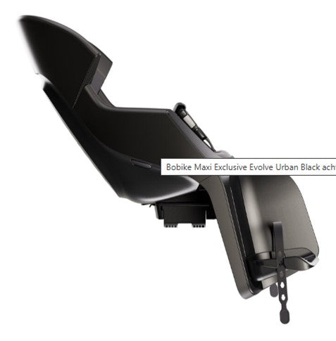 Bobike Exclusive Evolve maxi - achterzitje - dragerbev. Urban Black
