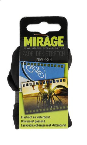 Mirage zadeldek universeel stretch nylon zwart