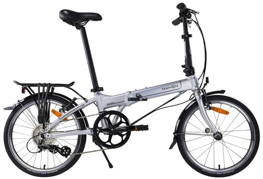 Dahon vouwfiets 20" Mariner 8 spd. derailleur V-brakes zilver