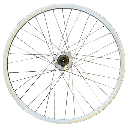 Achterwiel 28" - 622 Dynamic alu zilver RVS spaken Nexus 7 RB