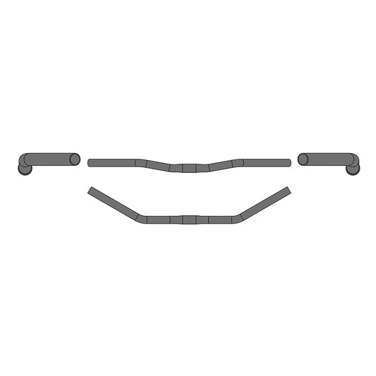 Ergotec H-Bar Ladytown Exclusiv 25.4 GW600, GL180, GH16, 30° SL: 4