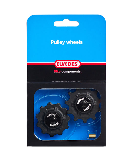 Elvedes CP2017100 derailleurwieltjes 2x11T met RVS afgedicht lager