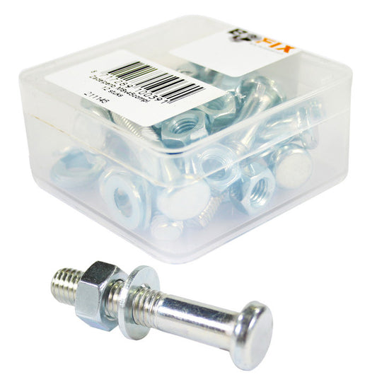 Zadelpenbout M8 x 45 compleet