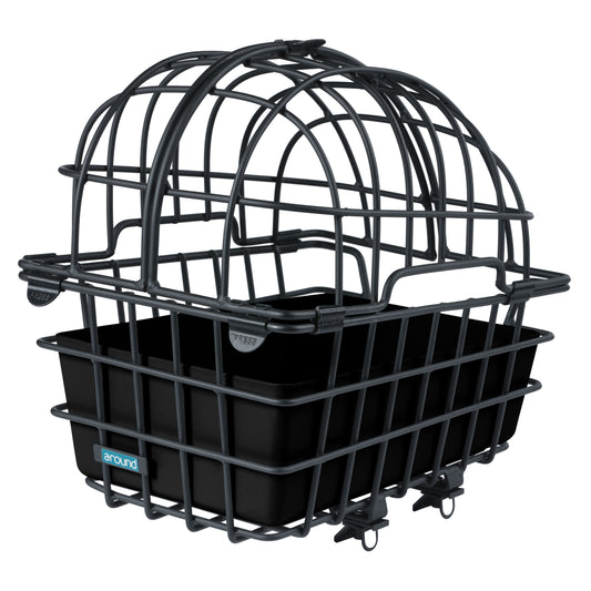 MP dierenfietsmand Luna fix system achterop mat zwart