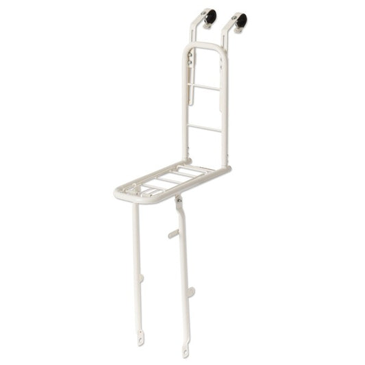 Basil 50369 Basil-Front carrier slim fit met veerklem wit