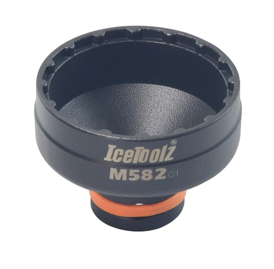 IceToolz M582 kettingbladgereedschap STePS EP800/E5000, zwart