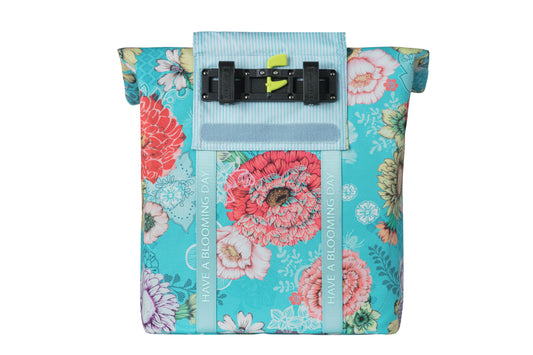 Basil 18151 Bloom Field fietsshopper 15-20L sky blue