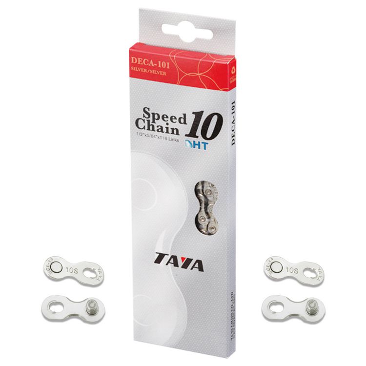 Taya Deca-101 ketting 1/2x5/64 - 116 10 spd. zilver Diamond Hard Treatment