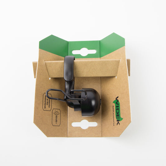 Widek E-bike bel nieuwzilver zwart All-Black, met speciale beugel op Luxe kaart