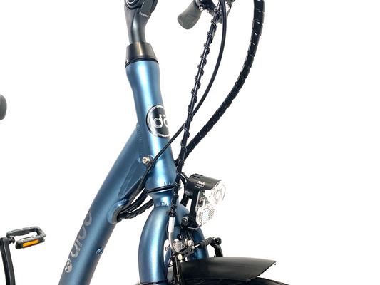 ALDO E-Bike lage instap 26" - 42 cm. 7GVL - 9,0 Ah / 324Wh Led display 20 km/h mystery blue mat (tijdelijk met 8GVL)