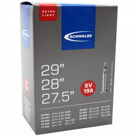 Schwalbe Bib. SV 19A - 40 mm. / 40/57-622/635 / 28x1.75 - 28x1.90 - 28x1.1/2 extra light - 10430943