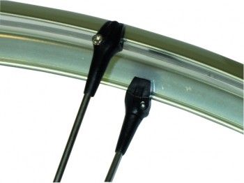 Mirage bevestiging speedclip met stangspanmoer 3,2 mm. zwart