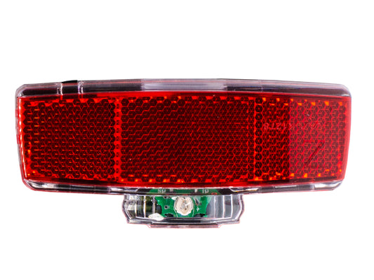 Simson 022011 batterij bagagedrager achterlicht "Block" 1 LED on/off