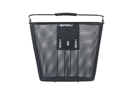 Basil 10239 Bilbao voormand KF incl. stuurpenhouder zwart