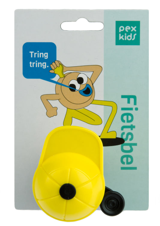Pex Kids fietsbel Pietje met pet