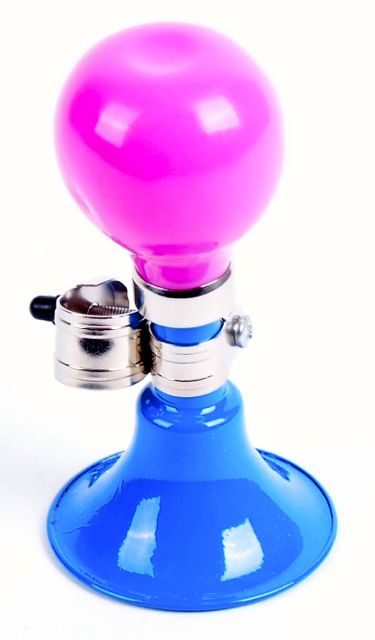 Starry fietstoeter blauw-roze