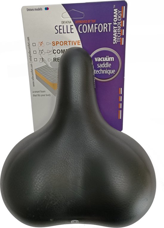Selle Comfort zadel Catana zwart