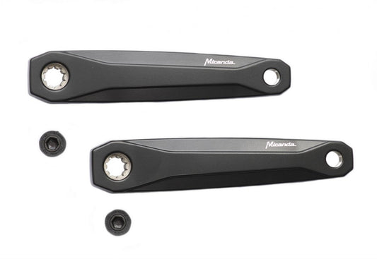 Miranda crankset Lambda E-bike Bosch 3 BNI (mini ISIS)170 mm. crank zwart
