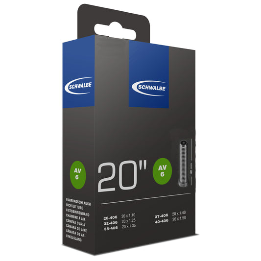Schwalbe Bib. AV 6 - 40 mm. / 28/40-406 / 20x1.1/8-1-1.3/8 / 20x1.35-1.50 -10413310