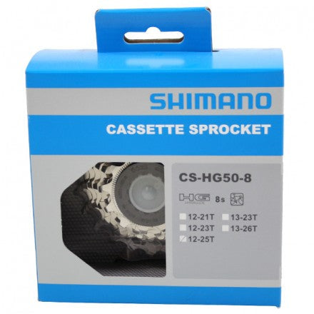 Shimano ICSHG508225 cassette 8 spd. Claris 12-25 CS-HG50