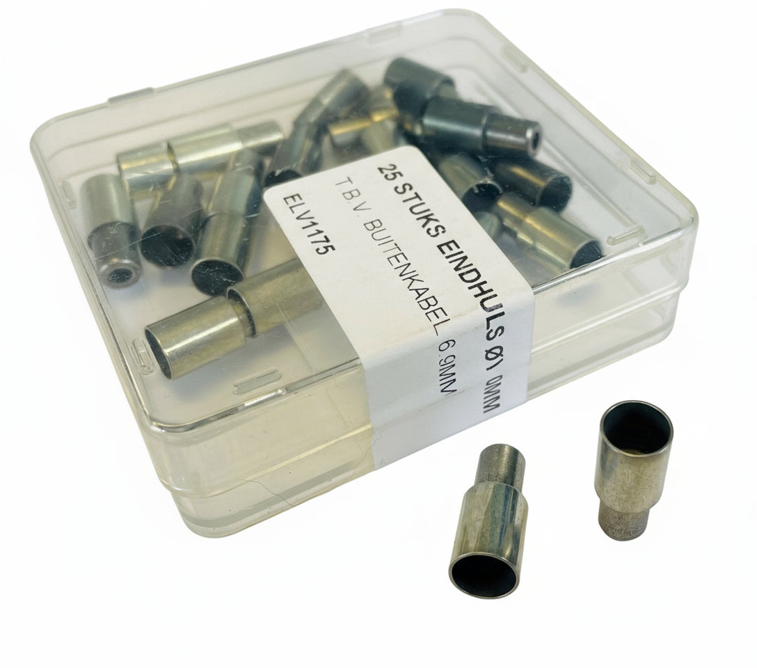 Elvedes ELV1175 Ferrule 7.0 mm. messing (25)