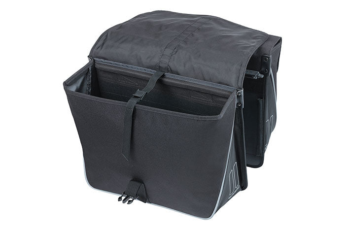 Basil 18328 Forte dubbele fietstas MIK 35L zwart/zwart